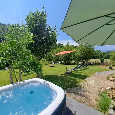 בית נופש Coume A Case - Maison De Charme 4 Etoiles - Piscine Et Spa - Vallee D'Ossau